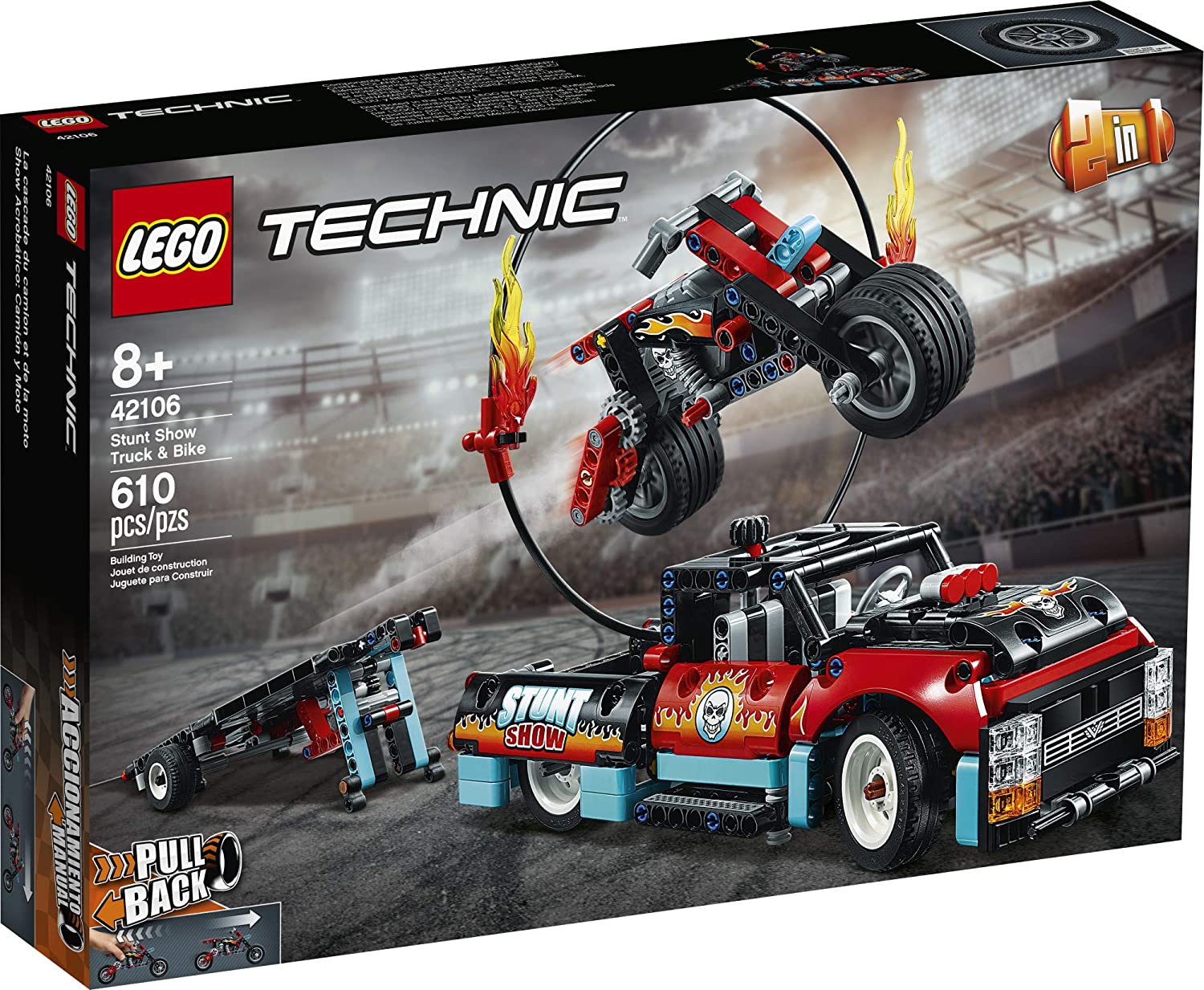 42106 Stunt Show Truck & Bike - Image 2