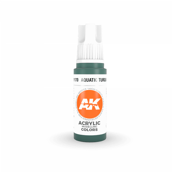 AK Interactive 3rd Gen Acrylic Aquatic Turquoise 17ml - Image 2