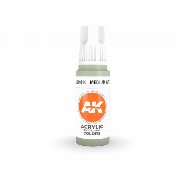 AK Interactive 3rd Gen Acrylic Medium Grey 17ml - Image 2