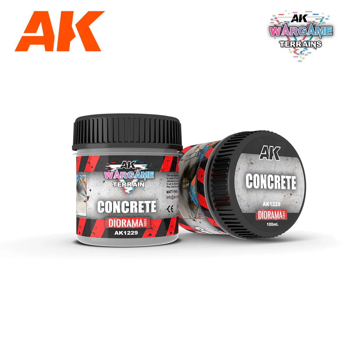 AK Interactive Wargame Battle Ground Terrains Concrete - 100ml (Acrylic) - Image 4