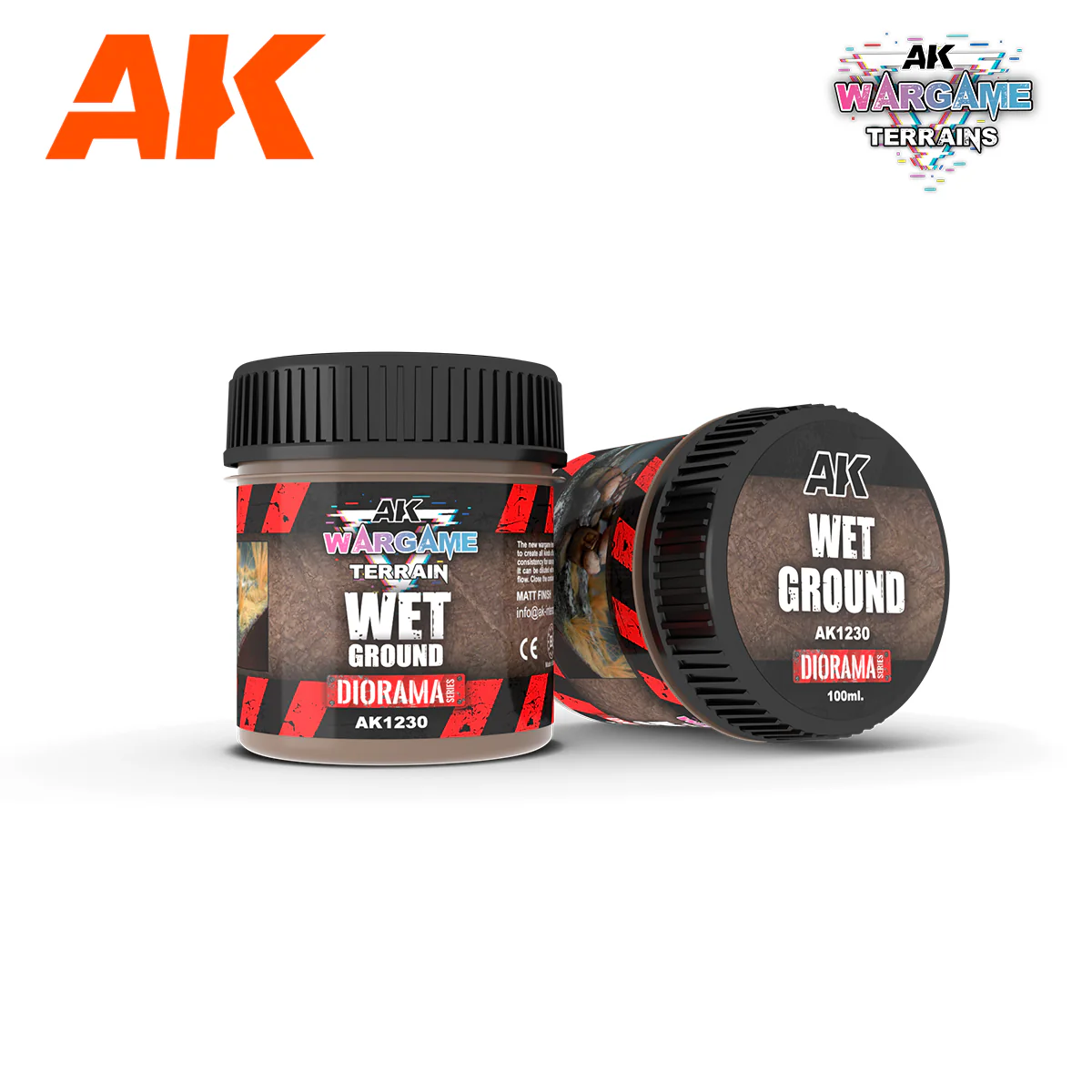 AK Interactive Wargame Battle Ground Terrains Wet Ground - 100ml (Acrylic) - Image 4