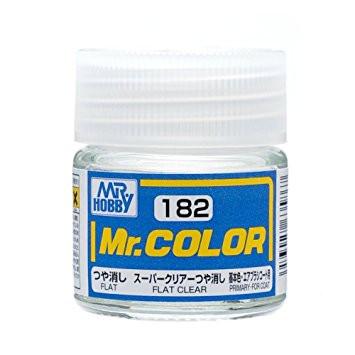 C182 Flat Clear 10ml Bottle
