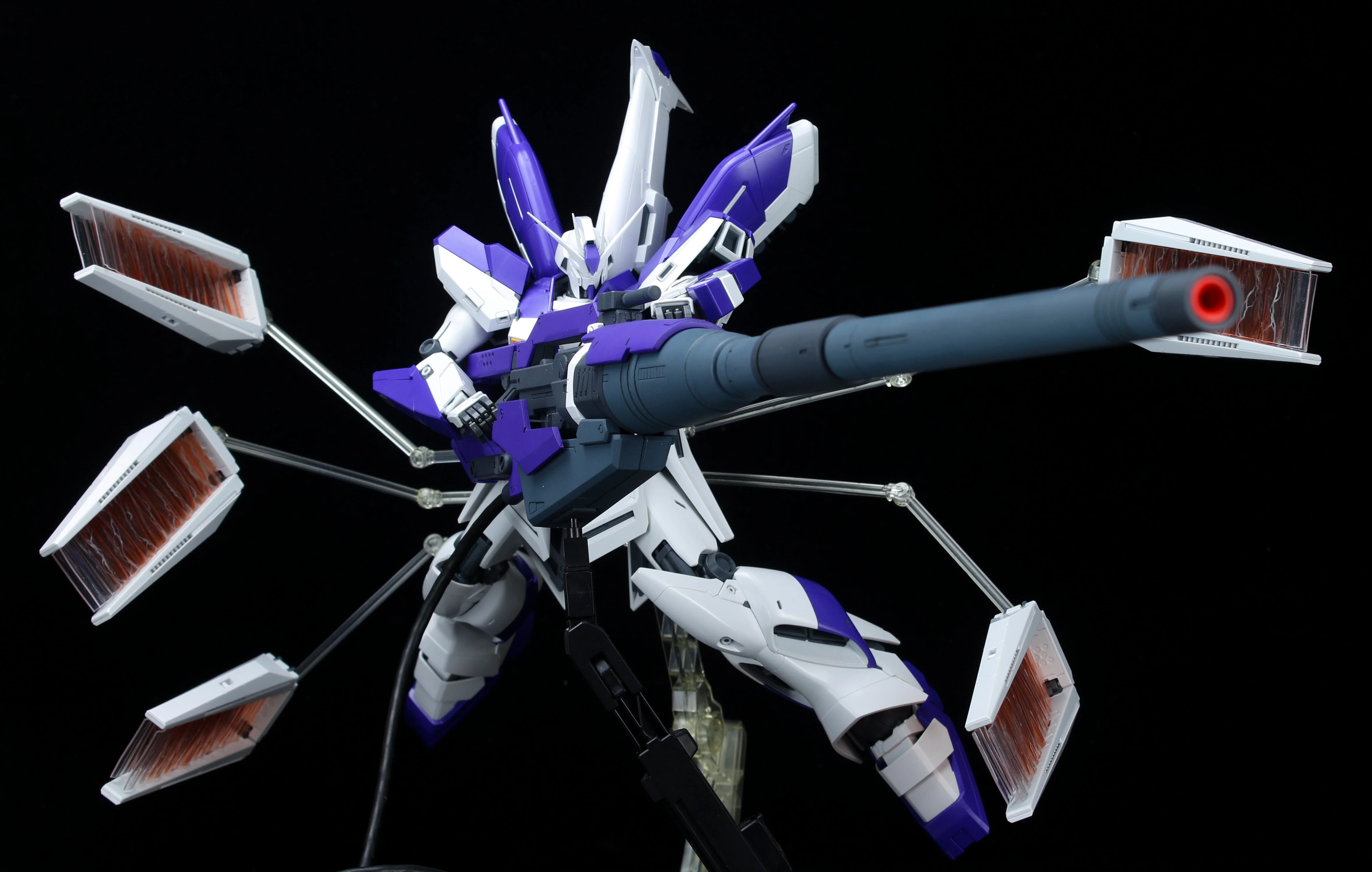 Effects Wings EWMG010A Hyper Mega Launcher For MG Hi Nu Gundam 1/100 With Funnel Effects - Image 11