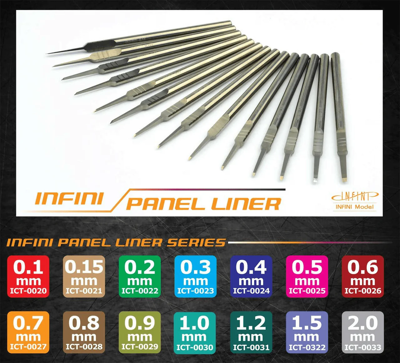 INFINI Model Panel Liner 0.7mm (Etching Tool) - Image 4