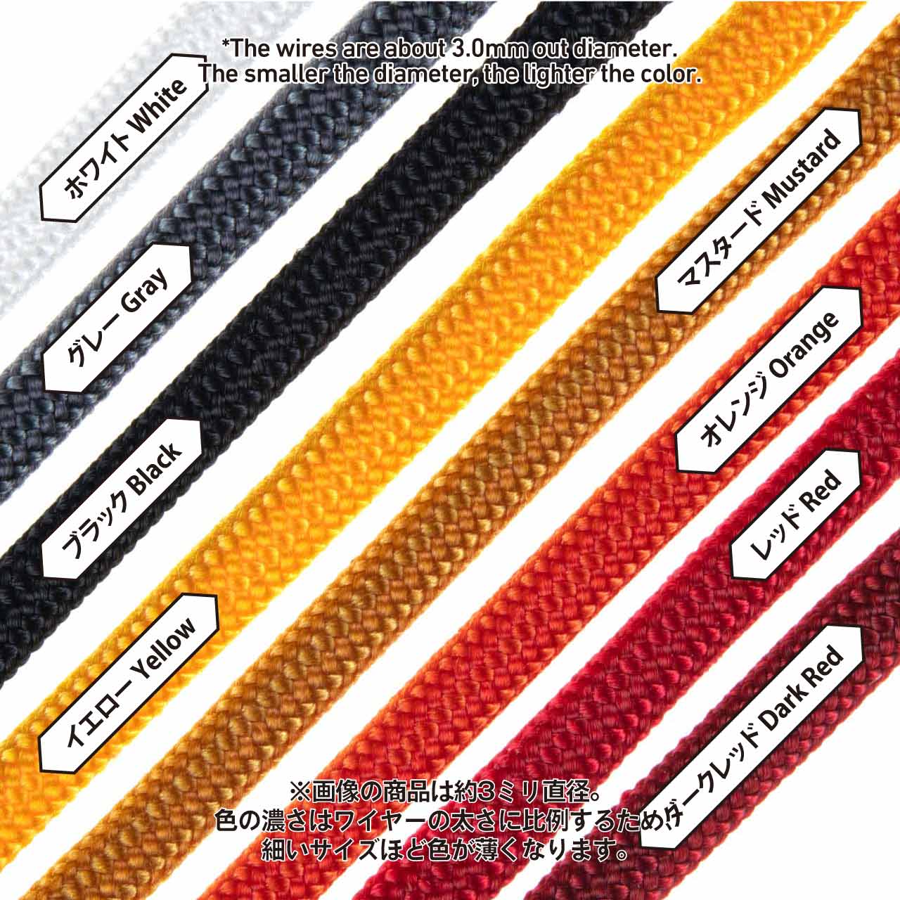 Mesh Wire Gray About 3.0mm(About 100cm) - Image 2