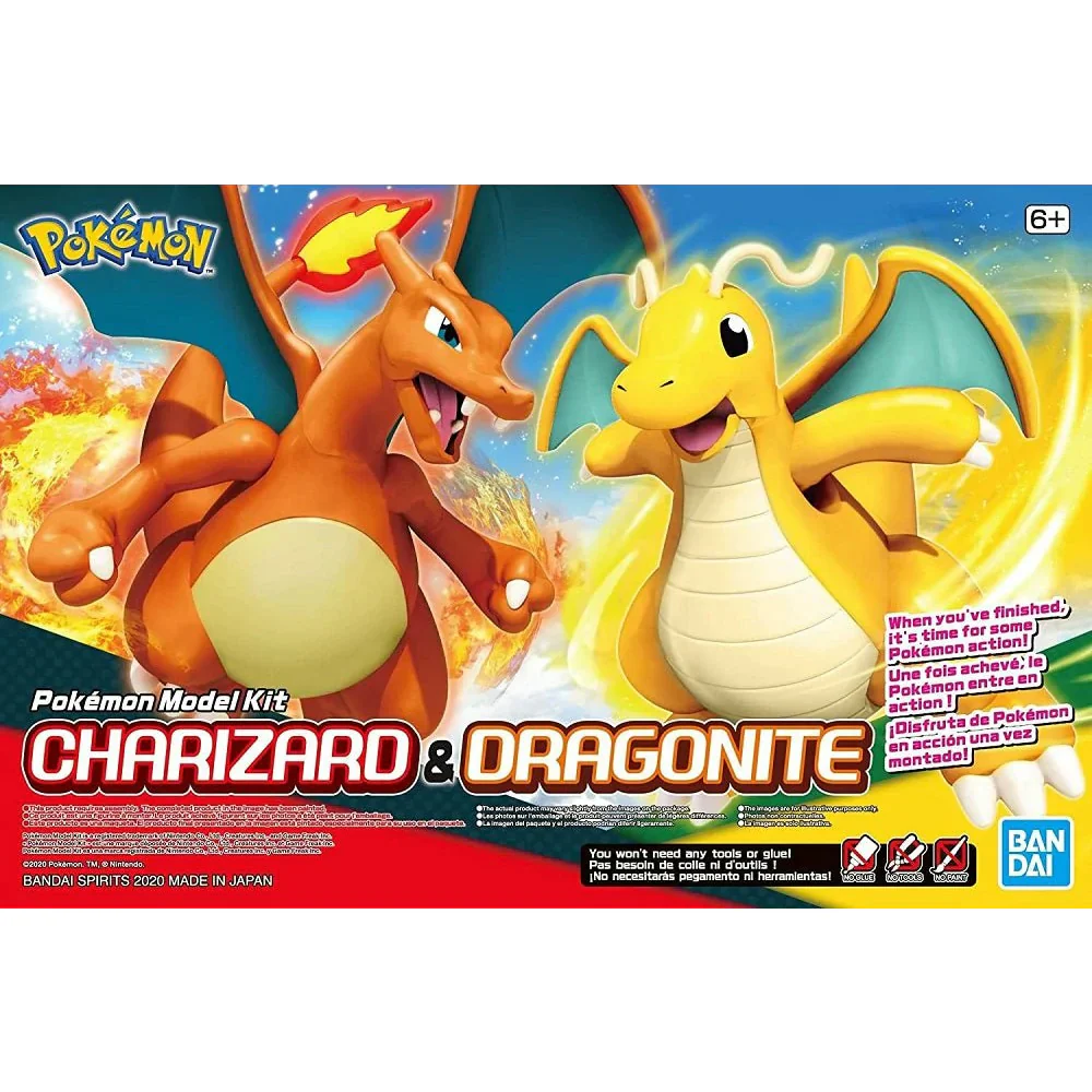 Pokemon Select Series 43 Charizard & Dragonite Model Kit Set - Image 2