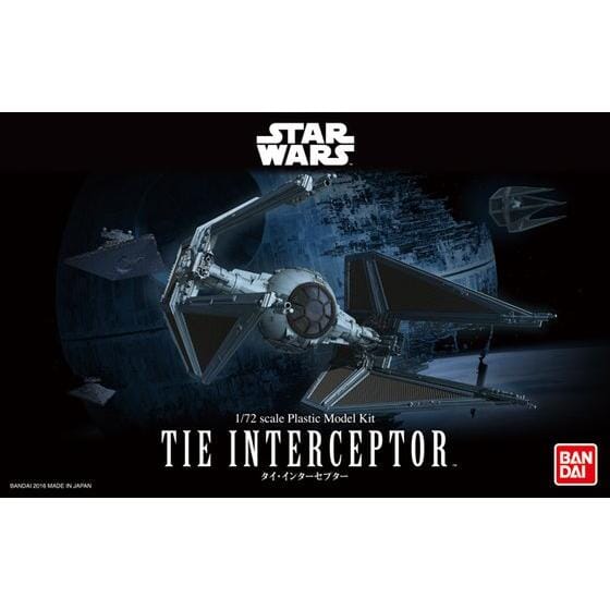 Star Wars TIE Interceptor (Return of the Jedi) 1/72 Scale Model Kit - Image 2
