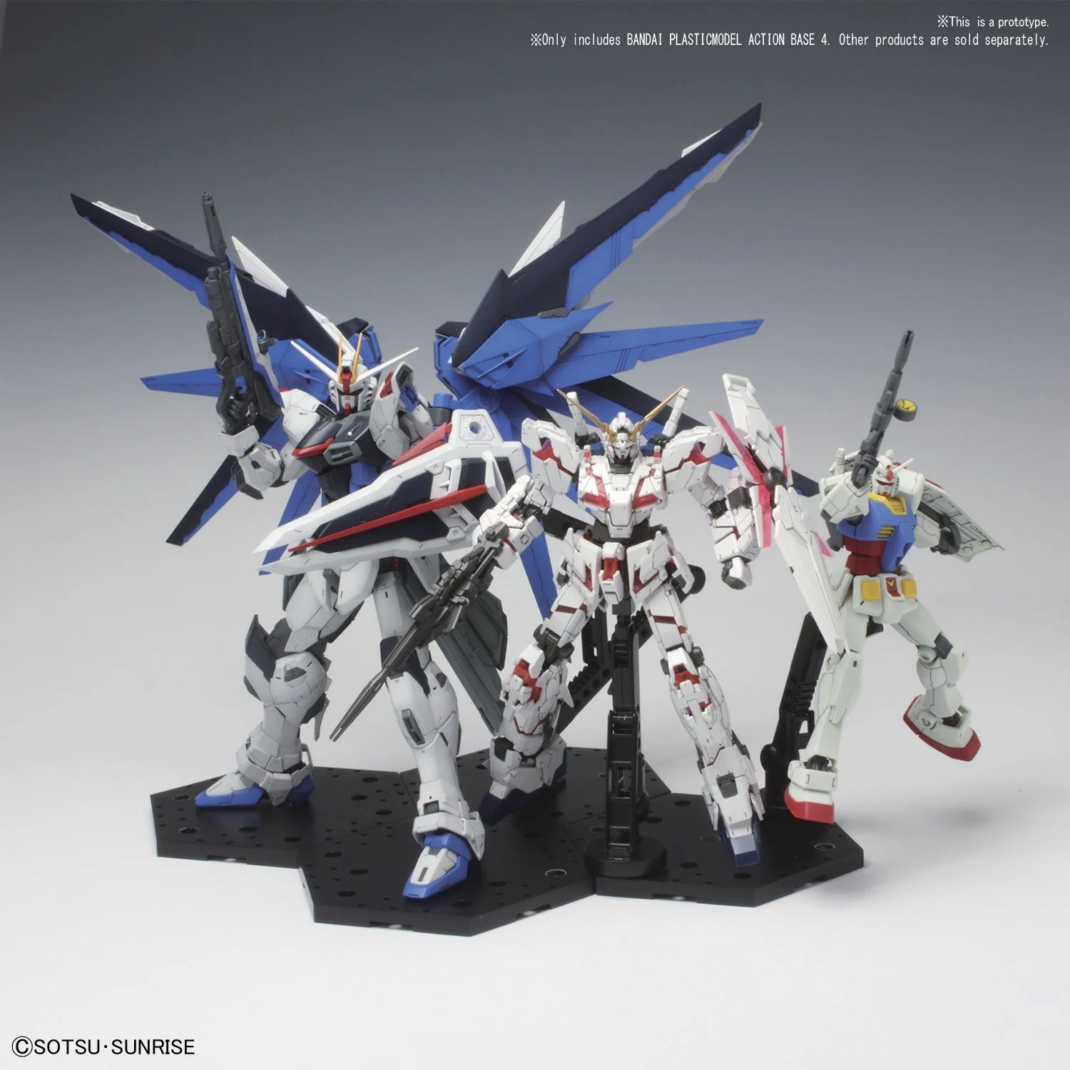 Action Base 4 Display Stand (1/144 & 1/100 Scale) - Black - Image 7