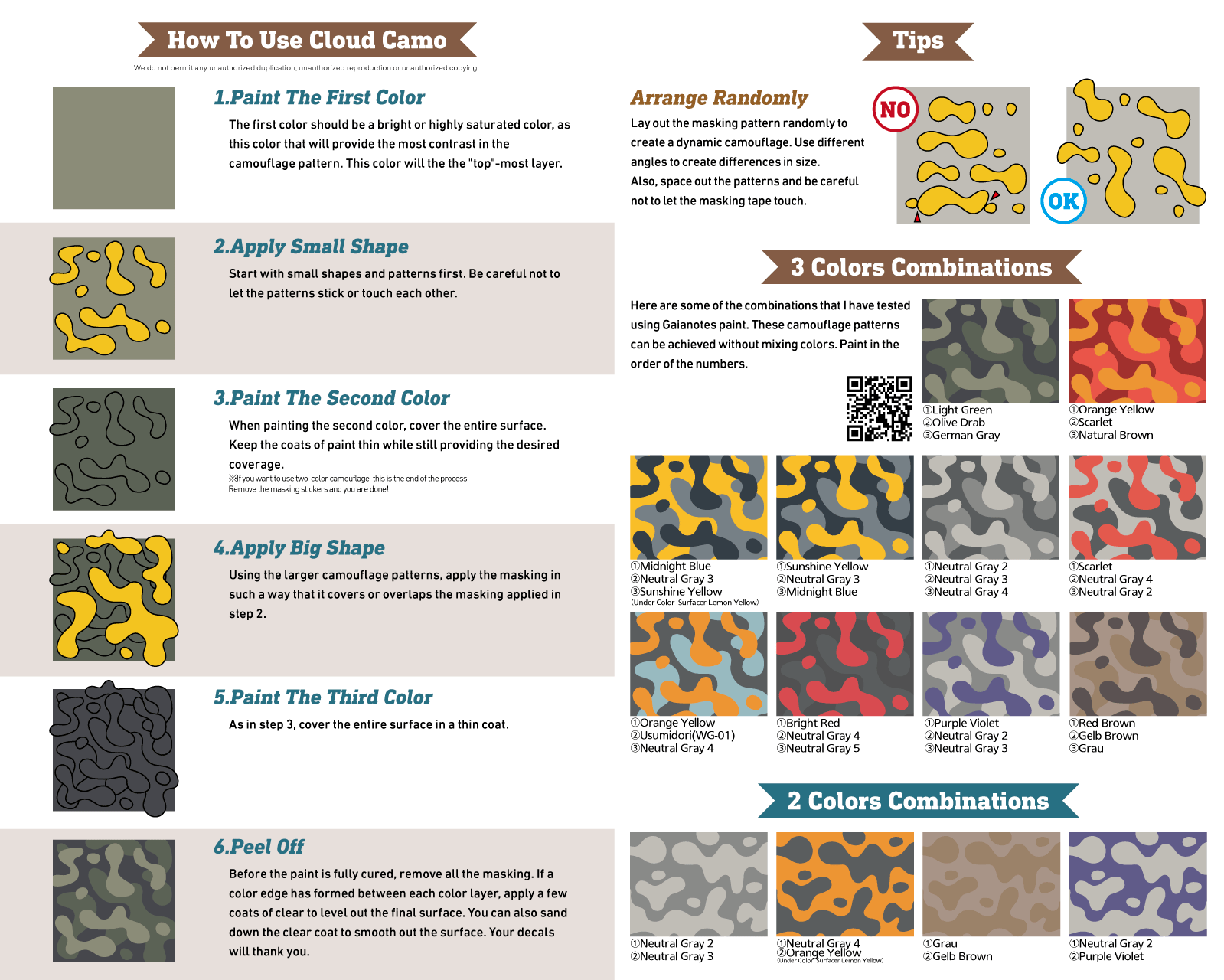 Precut Cloud Camouflage Masking 3 (Small) - Image 4