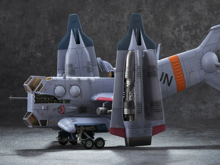 Rebuild of Evangelion YAGR-3B UNAF Close Air Support VTOL Aircraft (Pre-Painted Finished Ver.) 1/72 Scale Model Kit