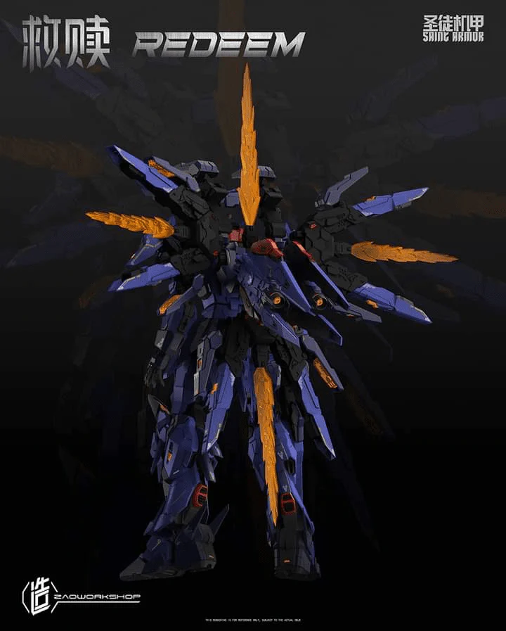 Saint Armor Redeem 1/100 Scale Model Kit - Image 11