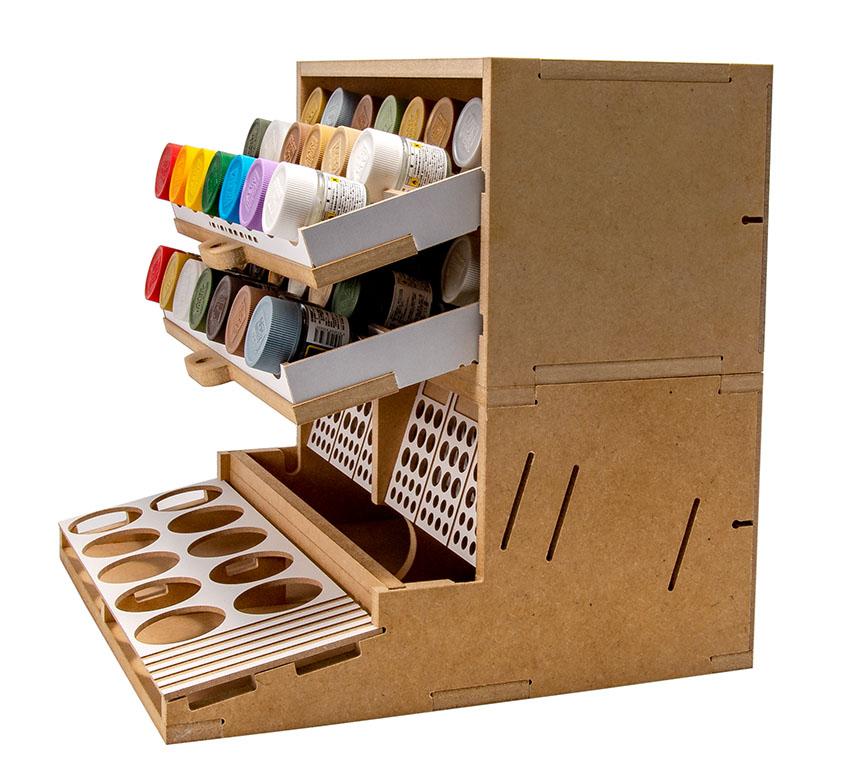 Slide&Tilting Drawer Paint Shelf OPERA-19B (For Lacquer) - Image 24