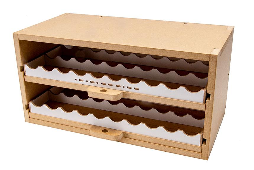 Slide&Tilting Drawer Paint Shelf OPERA-19B (For Lacquer) - Image 6
