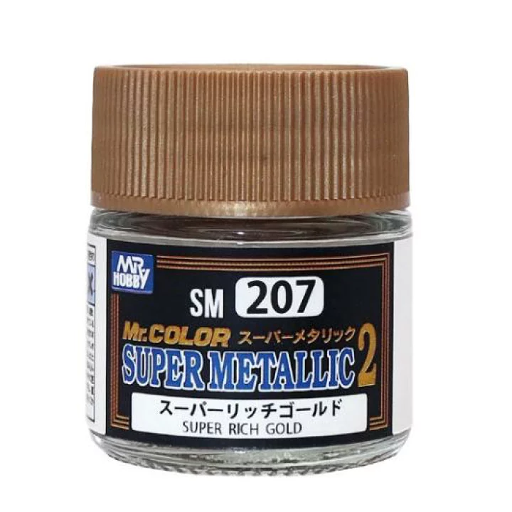 SM207 Mr.Color Super Metallic 2 Super Rich Gold (10ml)