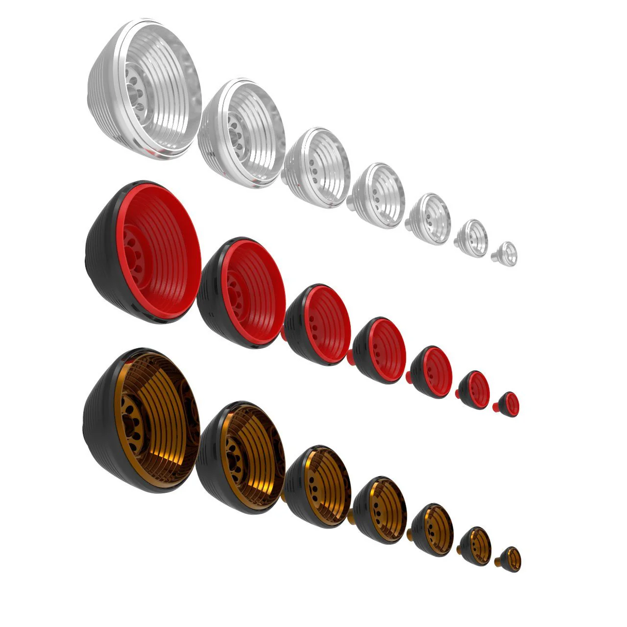HiQ Parts STD Thruster Short 4.0mm (4sets) - Image 5