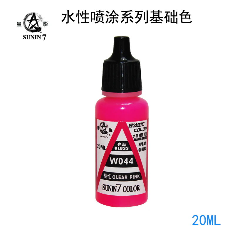 Sunin Acrylic Basic Color W044: Clear Pink (Gloss)