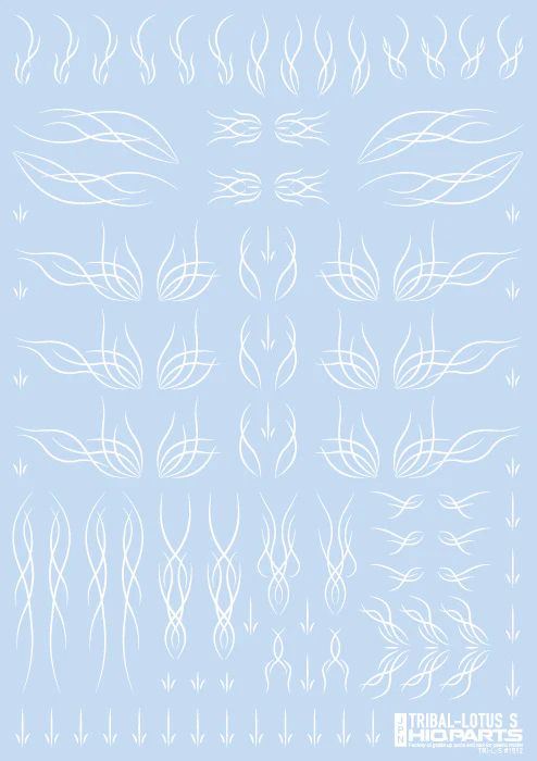 Tribal Lotus S White(1pc)