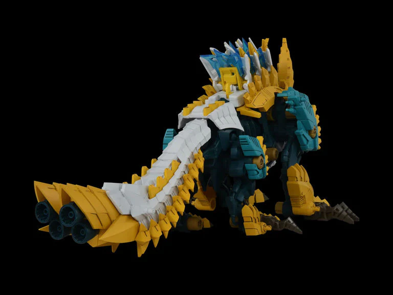 Zoids x Monster Hunter Synergenex Wild Liger Zinogre Model Kit - Image 17